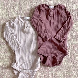 Pair of Jamie Kay Essential Onesies